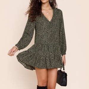 NWT trixxi‎ animal print shift dress